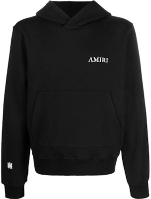 AMIRI 黑色連帽衫 印花標誌長袖上衣. AW22MJL011-001 Order AMIRI 黑色連帽衫 印花標誌長袖上衣. AW22MJL011-001