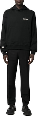 AMIRI 黑色連帽衫 印花標誌長袖上衣. AW22MJL011-001 Lookbook AMIRI 黑色連帽衫 印花標誌長袖上衣. AW22MJL011-001