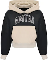 Order AMIRI 黑色加大號連帽衫 刺繡標誌設計。 AWJYHD1010-BLACK
