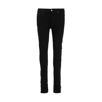 AMIRI Black Solid Straight Fit Mid-Rise Button-Fly Jeans PXMD002-001