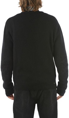 AMIRI 黑色V領鈕扣長袖針織開衫 MKC006-001 Purchase AMIRI 黑色V領鈕扣長袖針織開衫 MKC006-001