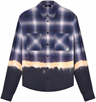 AMIRI Bleached Bandana Plaid Long Sleeve Shirt PF22MSL005-420 AMIRI Bleached Bandana Plaid Long Sleeve Shirt PF22MSL005-420
