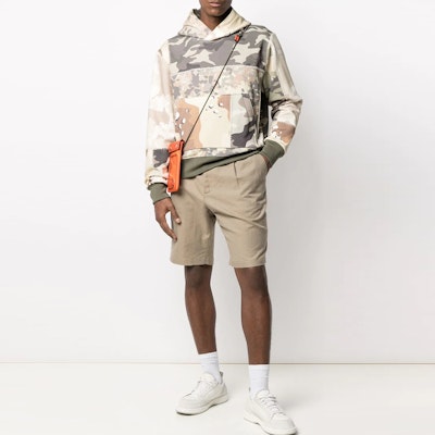 AMIRI 軍綠迷彩連帽外套,補丁設計。 MJGH006-901 Lookbook AMIRI 軍綠迷彩連帽外套,補丁設計。 MJGH006-901