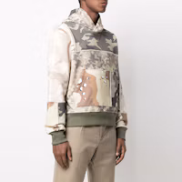 Purchase AMIRI 軍綠迷彩連帽外套,補丁設計。 MJGH006-901