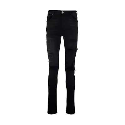 AMIRI Distressed Slim-Fit Jeans Black MDS055-023