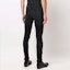 Shop AMIRI 修身破洞牛仔褲 黑色 MDS055-023