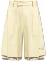 AMIRI Essential Zipper Casual Loose Shorts Mustard Yellow. AMSHCA1012-751 AMIRI Essential Zipper Casual Loose Shorts Mustard Yellow. AMSHCA1012-751