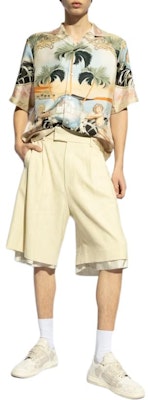 AMIRI 基本款拉鍊休閒寬鬆短褲 芥末黃色 AMSHCA1012-751 Lookbook AMIRI 基本款拉鍊休閒寬鬆短褲 芥末黃色 AMSHCA1012-751