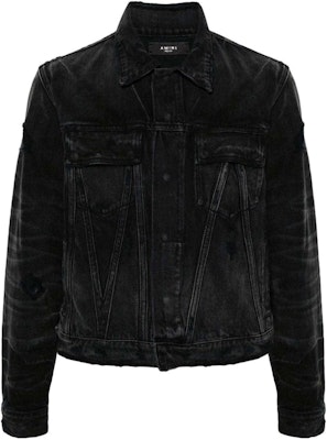 AMIRI 漸層拼接牛仔外套 - 黑色. AMDNTR1001-051 Buy AMIRI 漸層拼接牛仔外套 - 黑色. AMDNTR1001-051