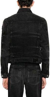 AMIRI 漸層拼接牛仔外套 - 黑色. AMDNTR1001-051 Shop AMIRI 漸層拼接牛仔外套 - 黑色. AMDNTR1001-051