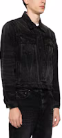 Purchase AMIRI Faded Patchwork Denim Jacket - Black. AMDNTR1001-051