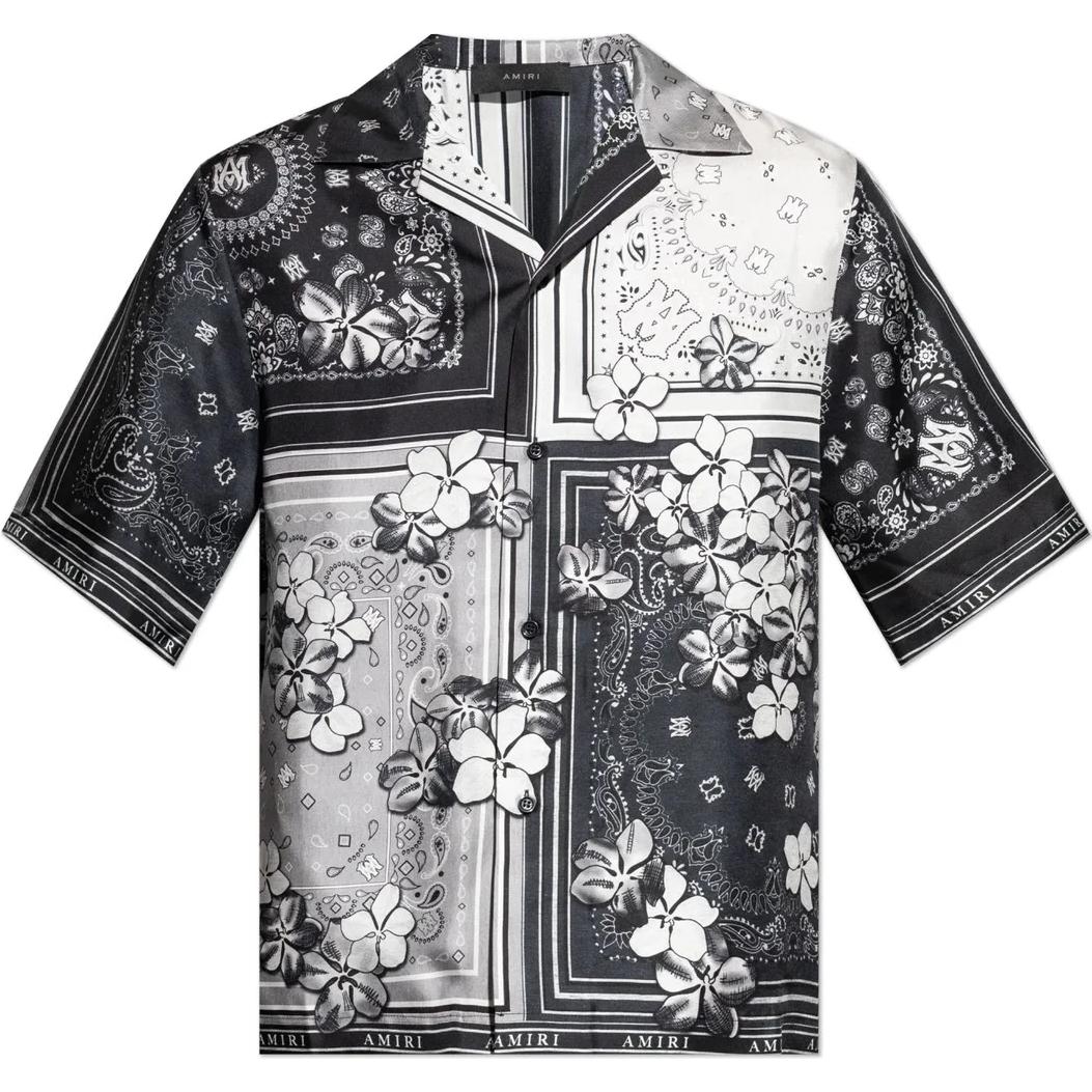 AMIRI  Floral Print Short Sleeve Shirt Multicolor. AMSTBW1007-001