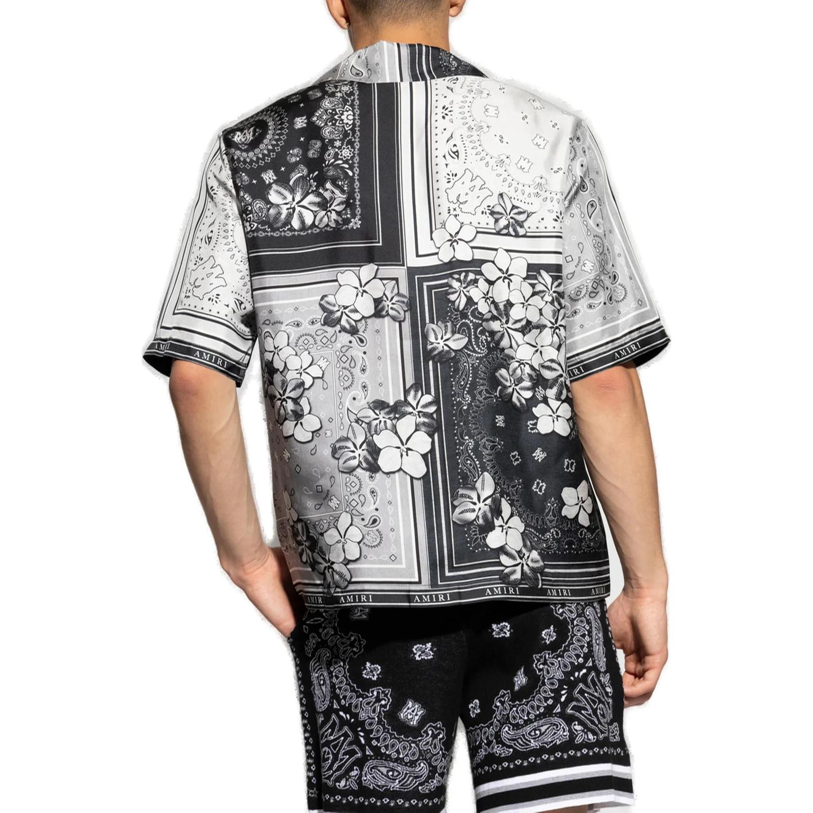 Lookbook アミリ フローラルプリント 半袖シャツ マルチカラー. AMSTBW1007-001