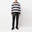 Lookbook AMIRI Abu Sweater Rajut Crewneck Striped Letter Intarsia. PS23MKL010-004