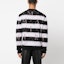 Shop AMIRI Abu Sweater Rajut Crewneck Striped Letter Intarsia. PS23MKL010-004