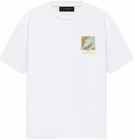 Order AMIRI 豹紋標誌印花圓領白色T恤 AMJYTE1020-100