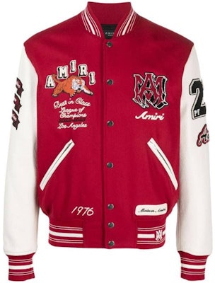 AMIRI 紅色標誌印花寬肩扣式外套 PF23MOS003610 Order AMIRI 紅色標誌印花寬肩扣式外套 PF23MOS003610