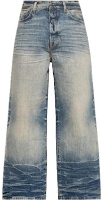 AMIRI 寬鬆直筒藍色休閒牛仔褲 AW23MDF007-875 Order AMIRI 寬鬆直筒藍色休閒牛仔褲 AW23MDF007-875