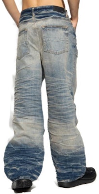 AMIRI 寬鬆直筒藍色休閒牛仔褲 AW23MDF007-875 Shop AMIRI 寬鬆直筒藍色休閒牛仔褲 AW23MDF007-875