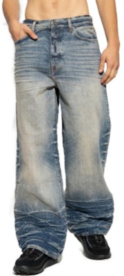 AMIRI 寬鬆直筒藍色休閒牛仔褲 AW23MDF007-875 Purchase AMIRI 寬鬆直筒藍色休閒牛仔褲 AW23MDF007-875