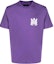 Buy AMIRI Ungu Grafik Berkolar Bulat Baju-T Lengan Pendek. PS23MJL015-510
