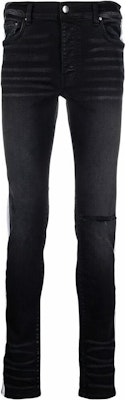 AMIRI 修身側條紋黑色牛仔褲 MDS052-023 Order AMIRI 修身側條紋黑色牛仔褲 MDS052-023