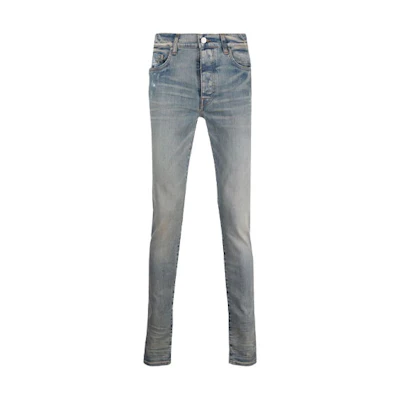 AMIRI Slim-Fit Washed Blue Jeans XMD002-408