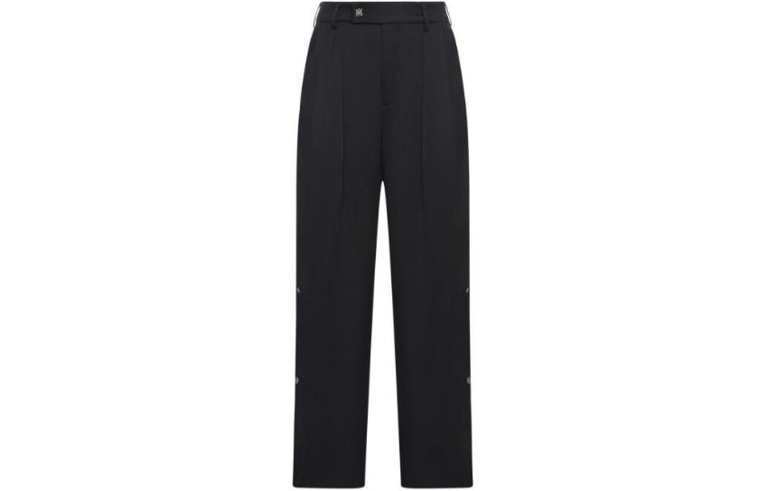 AMIRI  Slim Fit Plain Black Button Straight Casual Pants. AW23MAW015-001