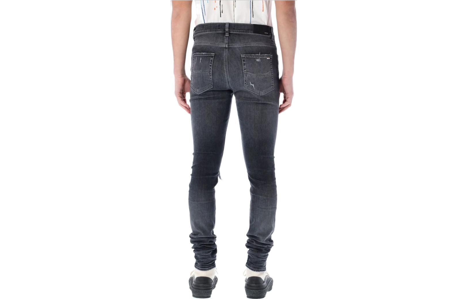 Lookbook AMIRI  純色破洞灰色牛仔褲 PS22MDS199DSI030