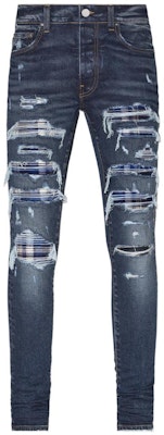 AMIRI 無地スリムフィットミッドライズリブドジーンズ PS22MDS150-403 Order AMIRI 無地スリムフィットミッドライズリブドジーンズ PS22MDS150-403