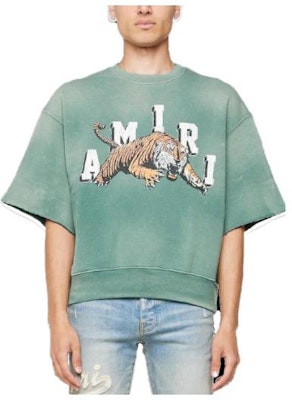 AMIRI 復古圓領短袖T恤 綠色 PF23MJG017-310 Order AMIRI 復古圓領短袖T恤 綠色 PF23MJG017-310