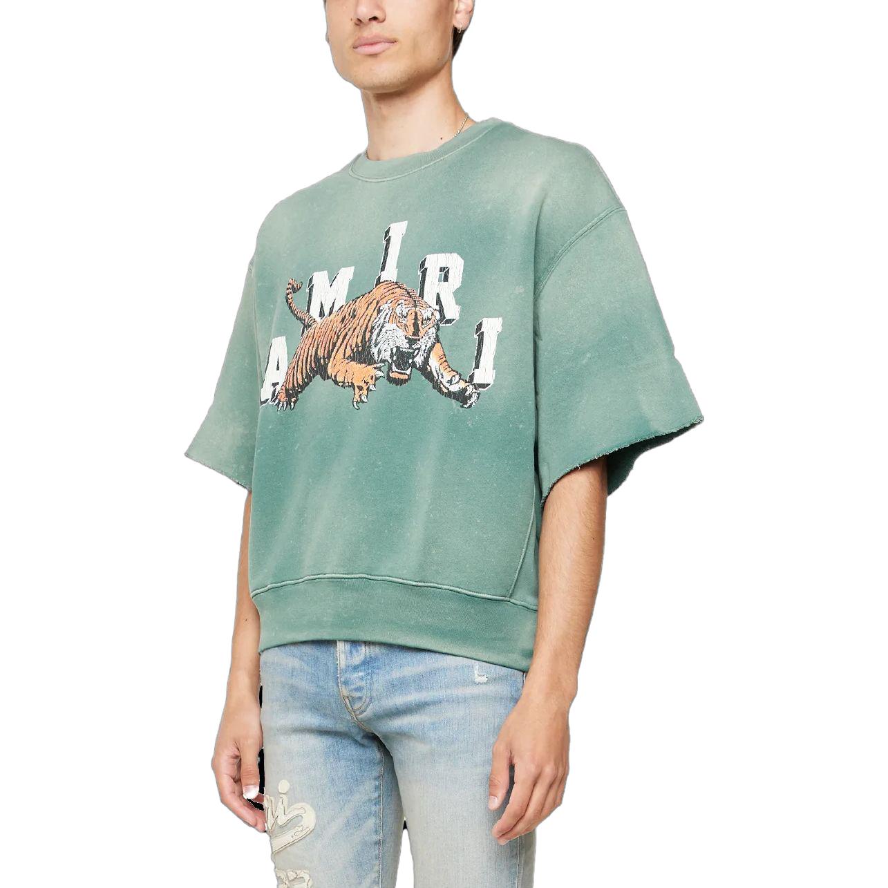 Details for AMIRI 復古圓領短袖T恤 綠色 PF23MJG017-310