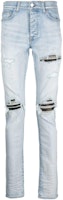 AMIRI Washed Distressed Slim Straight Jeans. PF22MDS025D485 AMIRI Washed Distressed Slim Straight Jeans. PF22MDS025D485