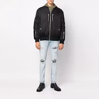 Lookbook AMIRI 水洗做舊破損直筒修身牛仔褲。 PF22MDS025D485