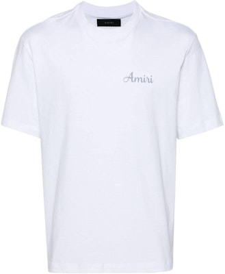 AMIRI 白色Logo印花紋理短袖T恤。 PS24MJG003 Order AMIRI 白色Logo印花紋理短袖T恤。 PS24MJG003