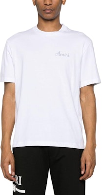 AMIRI 白色Logo印花紋理短袖T恤。 PS24MJG003 Lookbook AMIRI 白色Logo印花紋理短袖T恤。 PS24MJG003