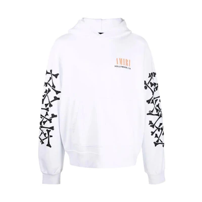 AMIRI Alphabet Print Hoodie White PS22MJG024-111