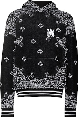 AMIRI 黑色 Bandana Paisley 連帽上衣. PS22MKF010-016 Buy AMIRI 黑色 Bandana Paisley 連帽上衣. PS22MKF010-016
