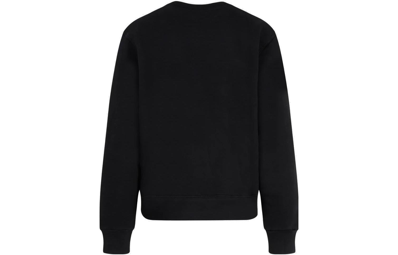 Lookbook AMIRI Black Crewneck Letter Print Long Sleeve Sweatshirt AW23MJG023-001