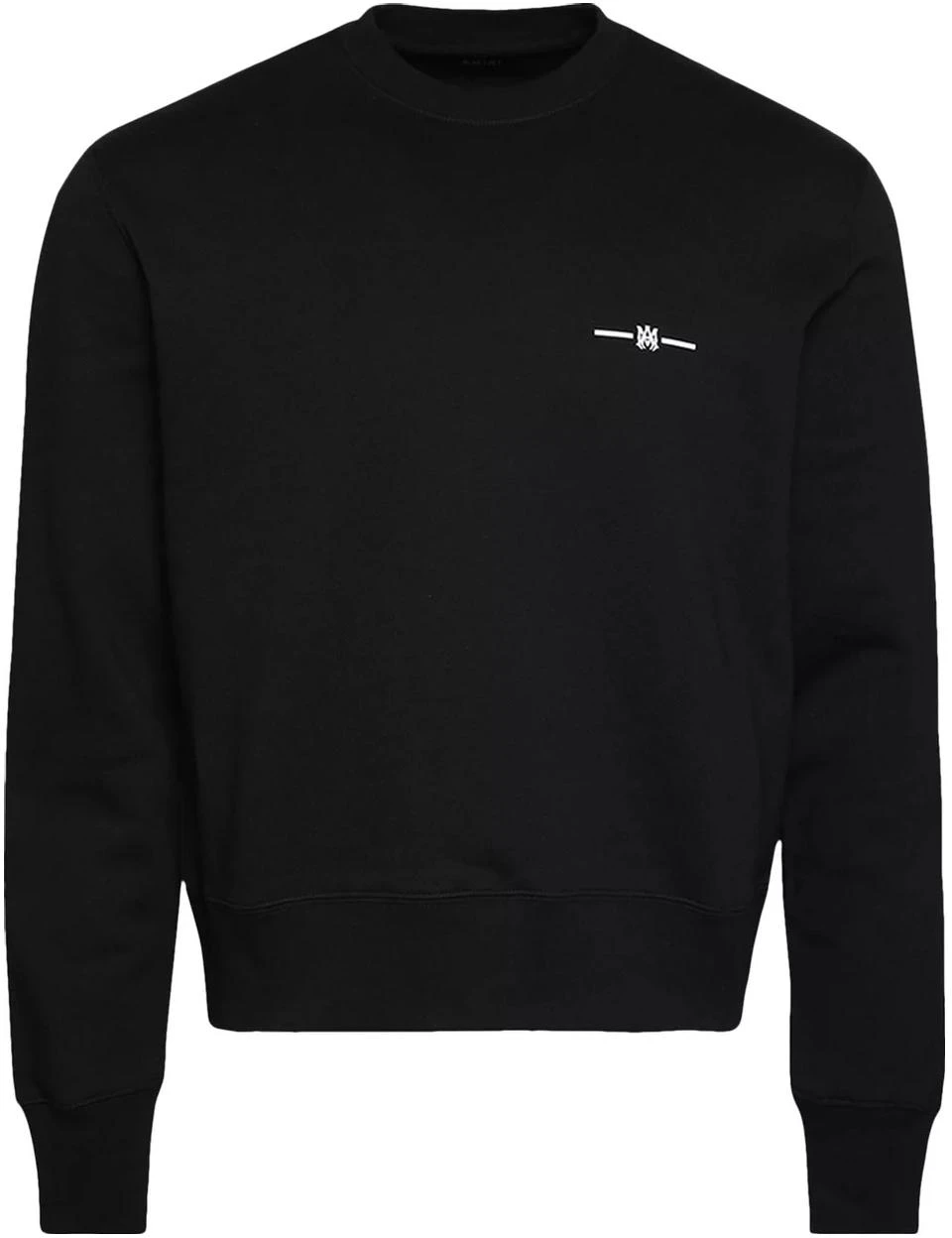 amiri-black-crewneck-sweatshirt-with-letter-logo-print-ps-23-mjl-035-001
