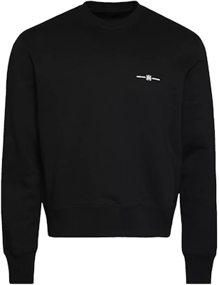 AMIRI Black Crewneck Sweatshirt with Letter Logo Print PS23MJL035-001 Buy AMIRI Black Crewneck Sweatshirt with Letter Logo Print PS23MJL035-001
