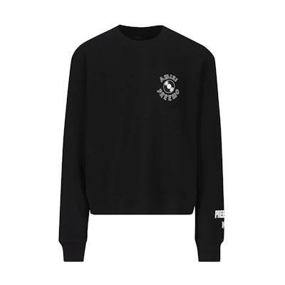 AMIRI Black Logo Crewneck Long Sleeve Sweatshirt AW23MJG010-001