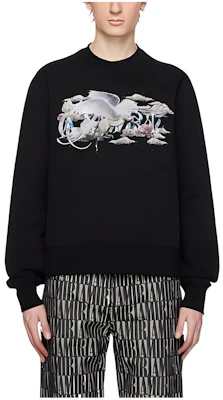 AMIRI Black Logo Crewneck Long Sleeve Sweatshirt SS23MJG016-001 Buy AMIRI Black Logo Crewneck Long Sleeve Sweatshirt SS23MJG016-001