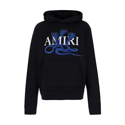 AMIRI Black Slim-Fit Hoodie Pullover POIZON240621969