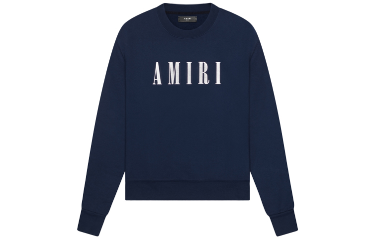 Order AMIRI 中國限定款標誌印花圓領衫 男女同款 深藍色 SR1EXMJC001-410