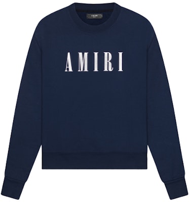 AMIRI 中國限定款標誌印花圓領衫 男女同款 深藍色 SR1EXMJC001-410 Order AMIRI 中國限定款標誌印花圓領衫 男女同款 深藍色 SR1EXMJC001-410