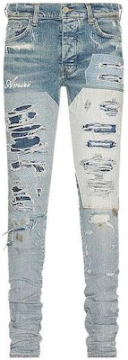AMIRI 男士撞色修身破洞牛仔褲 PF23MDS013-525 Order AMIRI 男士撞色修身破洞牛仔褲 PF23MDS013-525