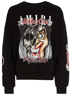 AMIRI Devil Print Long-Sleeve Sweatshirt Black S0M02123TE Buy AMIRI Devil Print Long-Sleeve Sweatshirt Black S0M02123TE