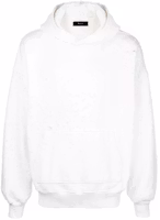 AMIRI Distressed Oversized Pullover Hoodie Unisex White. Y0M02362TE-WHT AMIRI Distressed Oversized Pullover Hoodie Unisex White. Y0M02362TE-WHT