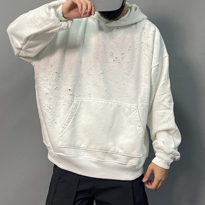 AMIRI オーバーサイズ ダメージ プルオーバー フーディ ユニセックス ホワイト. Y0M02362TE-WHT Purchase AMIRI オーバーサイズ ダメージ プルオーバー フーディ ユニセックス ホワイト. Y0M02362TE-WHT